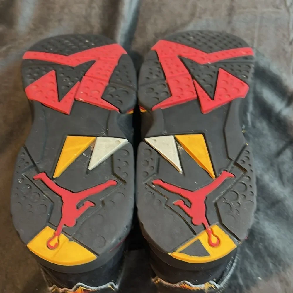 Air Jordan 7 Retro 'Citrus' US Basketball Sneakers, 1.5 Youth